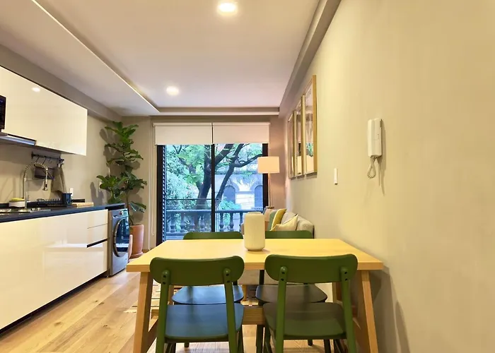 New Loft With Private Patio At Roma Norte * México DF