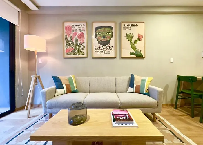 Apartamento New Loft With Private Patio At Roma Norte