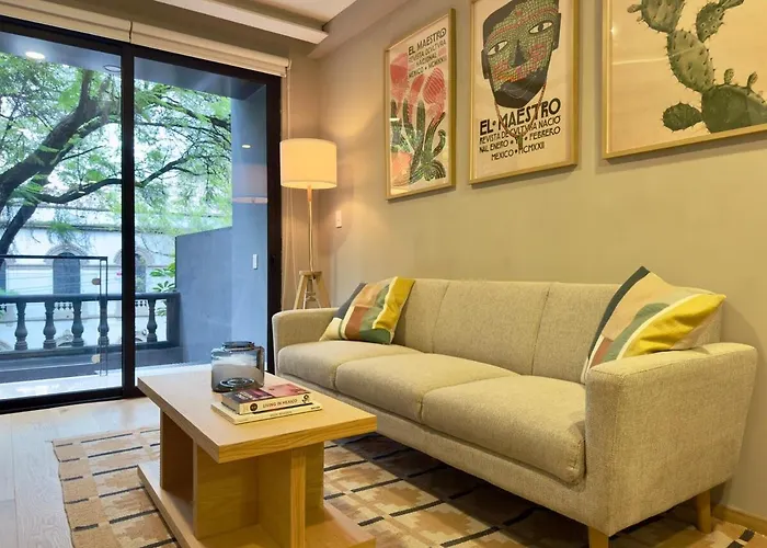 New Loft With Private Patio At Roma Norte * México DF